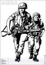 coloriage-militaire-1